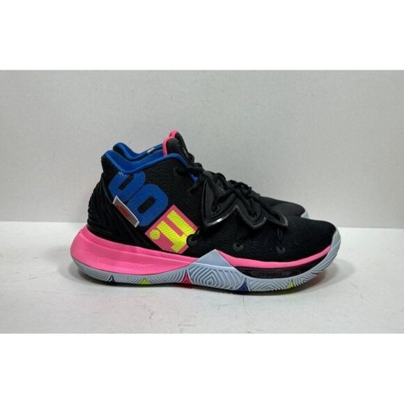 Nike Kyrie 5 Just Do It Hyper Pink Men's Size 9.5 Basketball Shoes AO2918-003 - Picture 1 of 10